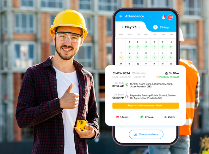 Unified dashboard for comprehensive field workforce tracking software