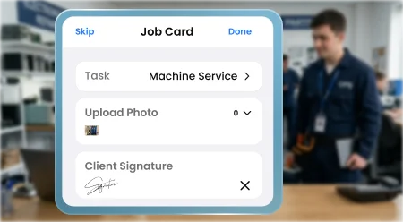 Digital Job Cards with Photo & Signature Proof