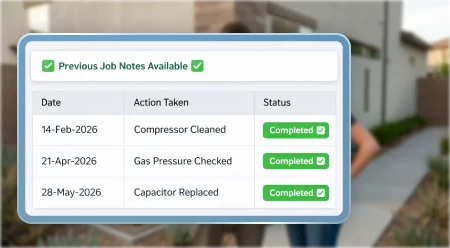First-Time Fix Rate Improvement with Service History Access
