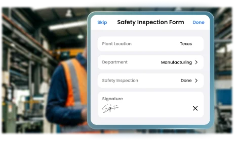 Custom Digital Forms and Compliance Checklists