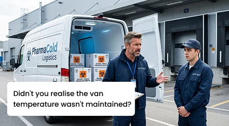 No Cold Chain Compliance Visibility for Perishables