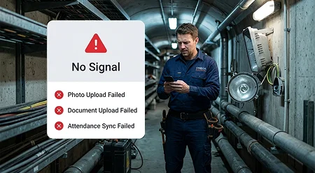 No Offline Access in Underground or Remote Sites